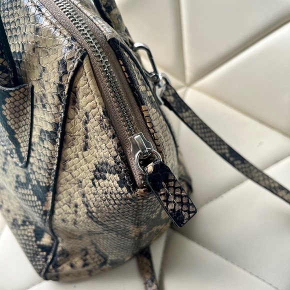 Valentino Handbag - Authentic Designer Purse - Python Bravia Tote Crossbody - Picture 13 of 16